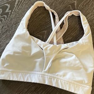 White Lululemon bra